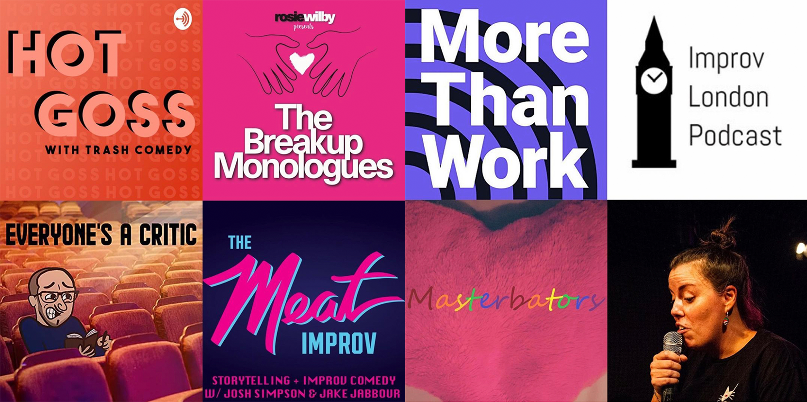 Composition of podcast covers